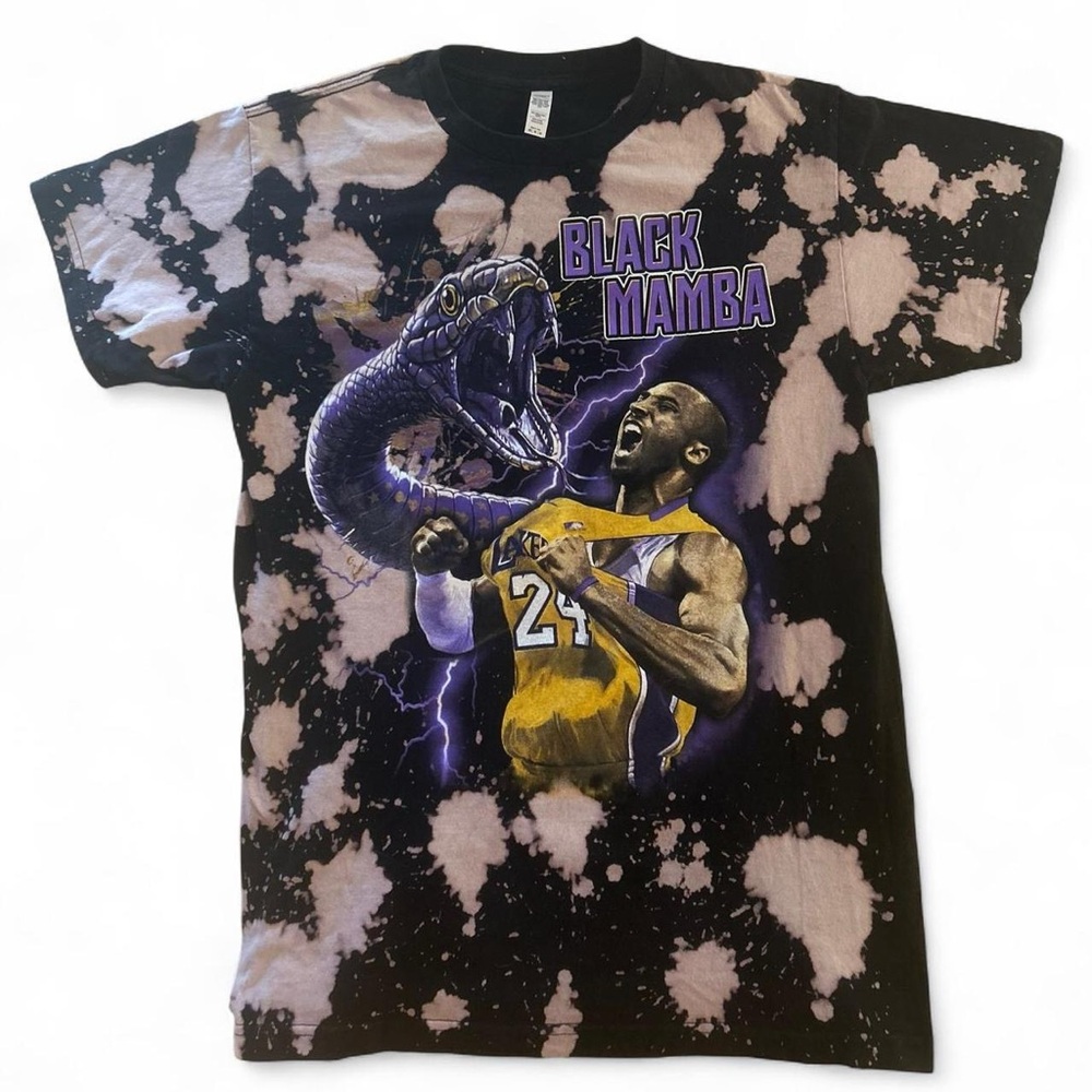 Kobe Bryant Black Mamba Graphic tie dye T-shirt Medium